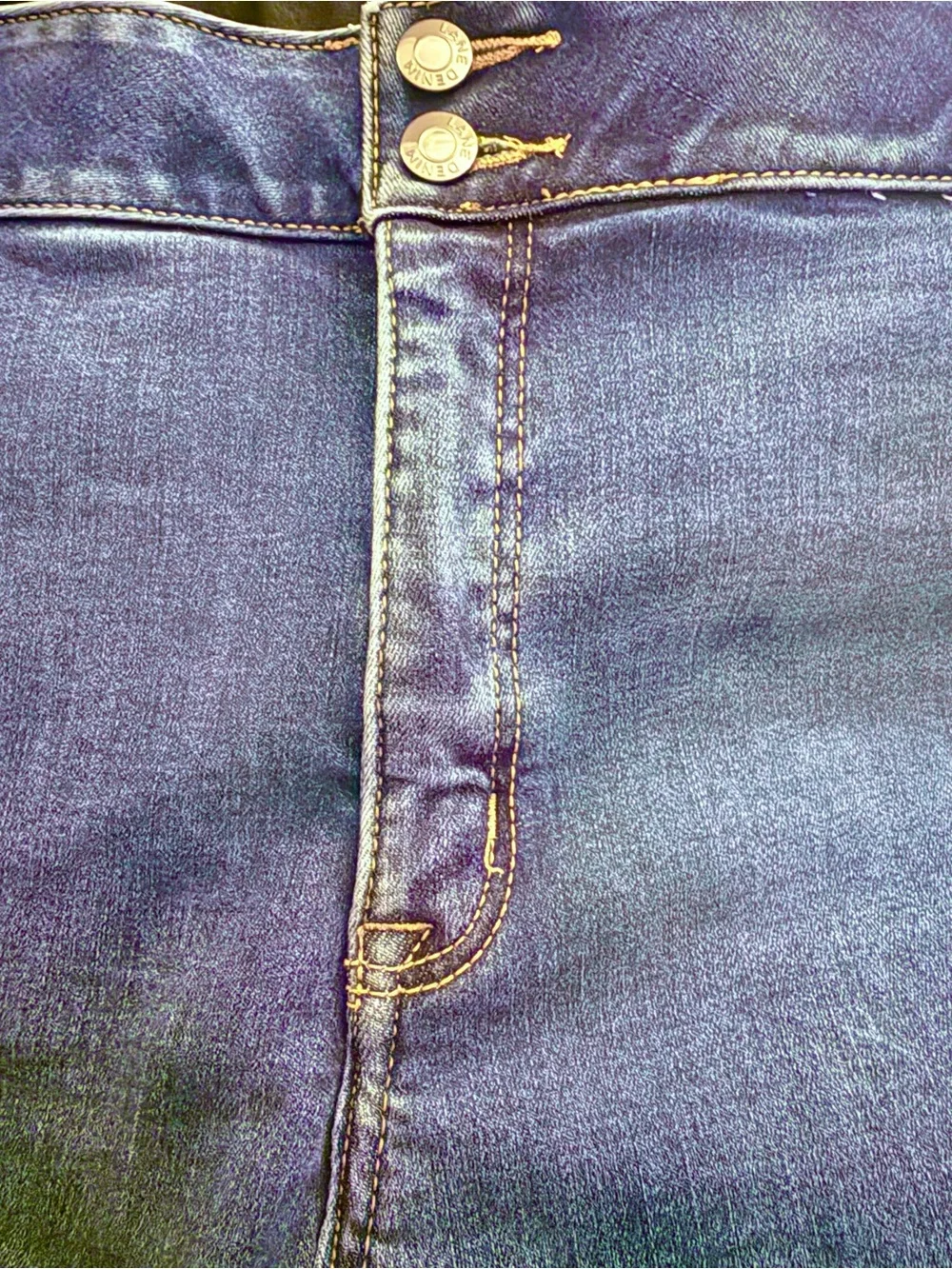 Lane Bryant Dark Blue Straight Leg Jeans